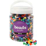 Creativ company https: www.cchobby.nl pony-kralen-d-8-mm-gatgrootte-4-mm-ca-2280-stuk-diverse-kleuren-415-gr-700-ml-1-doosje