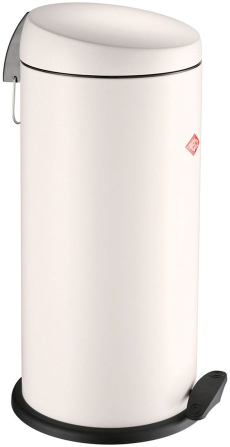 Wesco capboy maxi prullenbak | pedaalemmer | 22 liter | metaal - mat zand | afvalemmer - made in germany