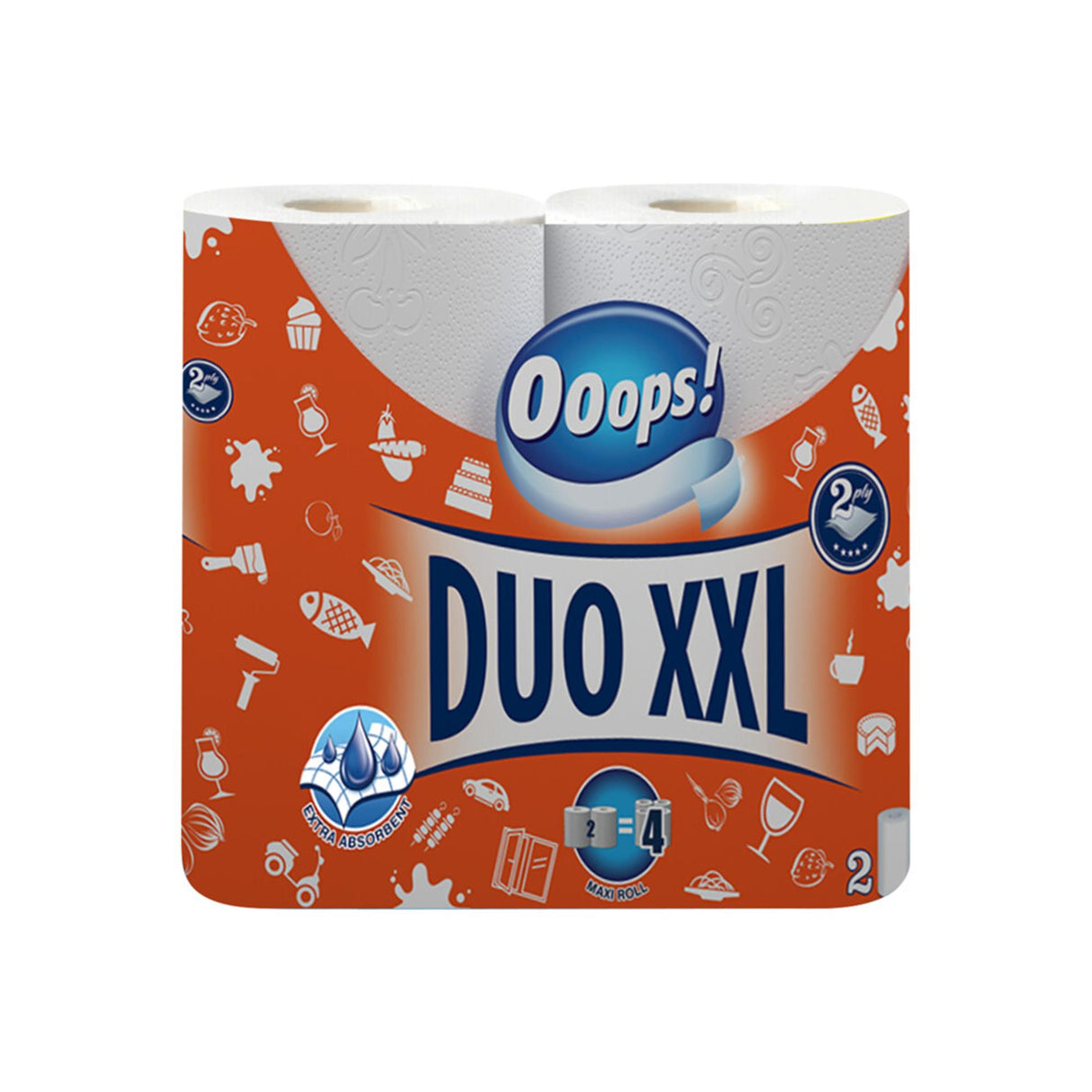 Ooops! keukenrol xxl 2-laags pak a 2 rol