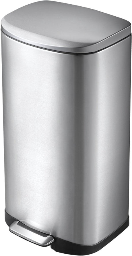 Eko - della pedaalemmer 35 liter - stainless steel plastic - mat rvs - prullenbak