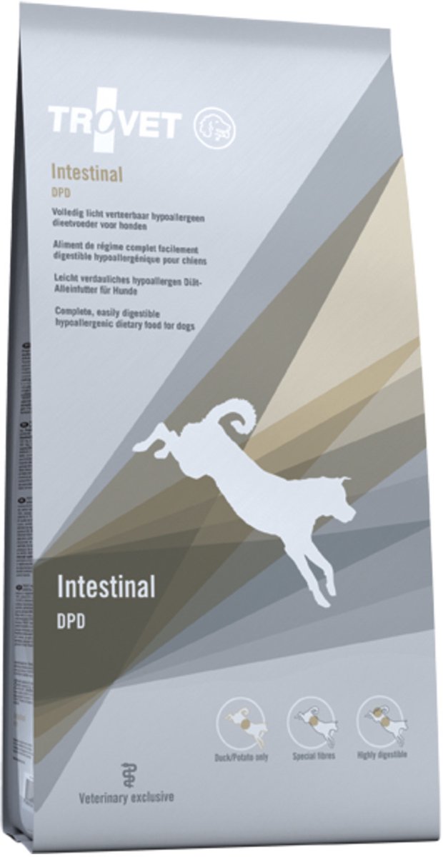 0 0 trovet dpd intestinal dog - hondendieetvoer - 10 kg