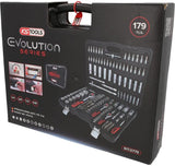 Ks tools steckschlüsselsatz evolution socket wrench set 179tlg.