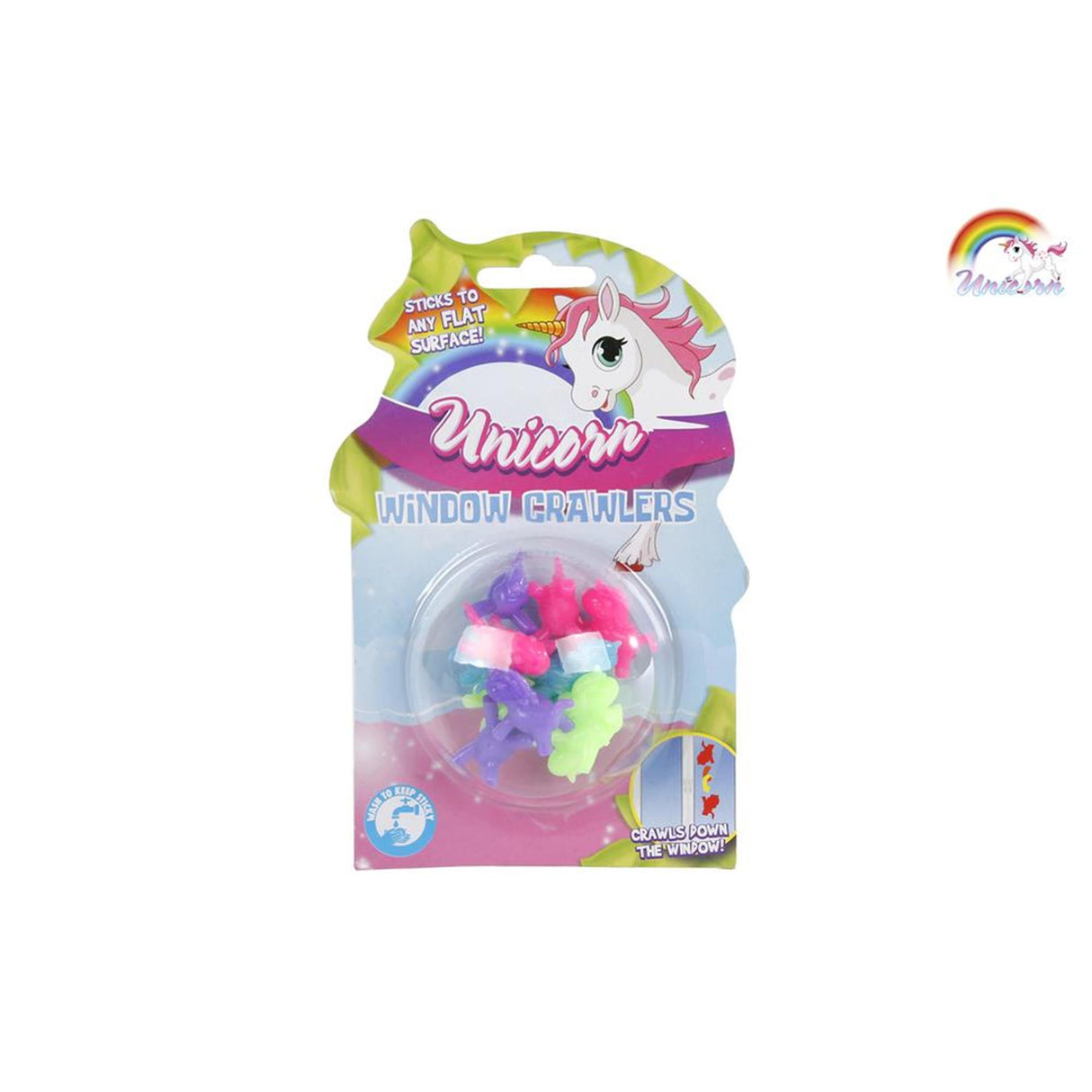 Unicorn raamlopertjes 2cm 12st