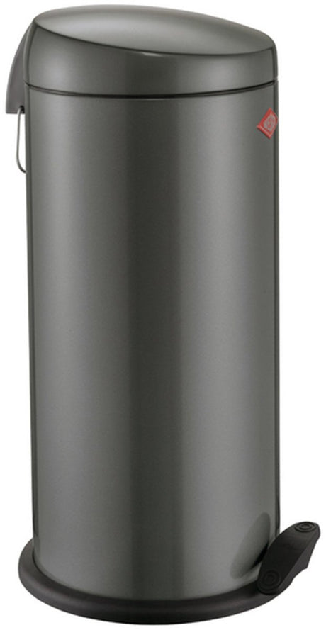 Wesco capboy maxi prullenbak | pedaalemmer | 22 liter | metaal - mat grafiet | afvalemmer - made in germany