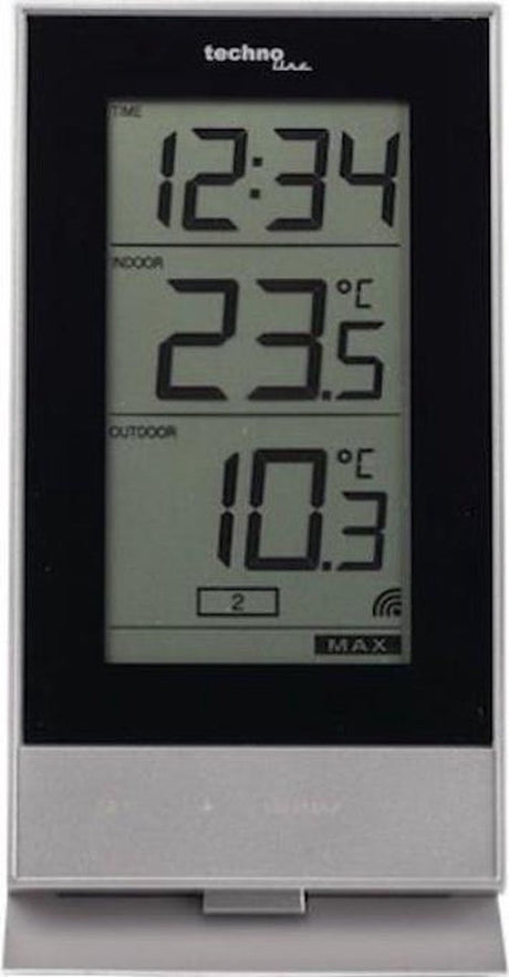 Technoline weerstation ws 9900 - 85x166x56 mm - wit - met 1 buitensensor - tl-ws9900