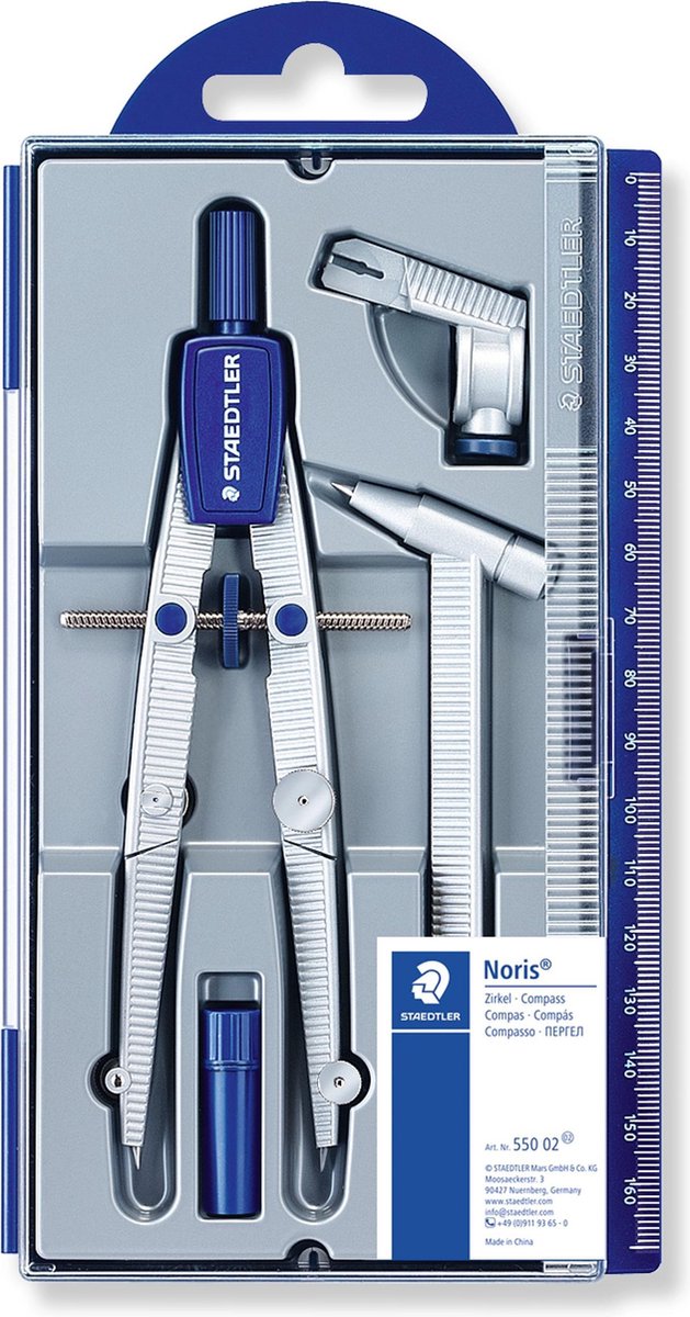Staedtler noris schoolpasserset - met verlengstuk