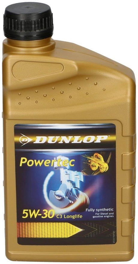 Dunlop motorolie synthetisch powertec 5w-30 c3 longlife 1 liter