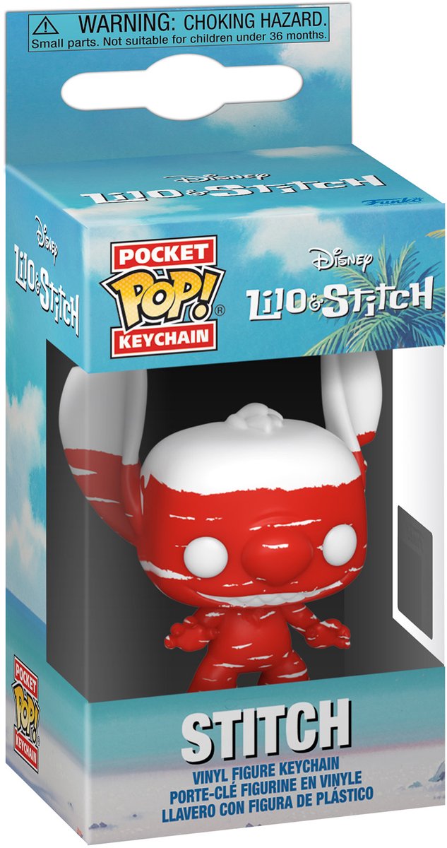 Funko pop keychain: l s s4- stitch badness level