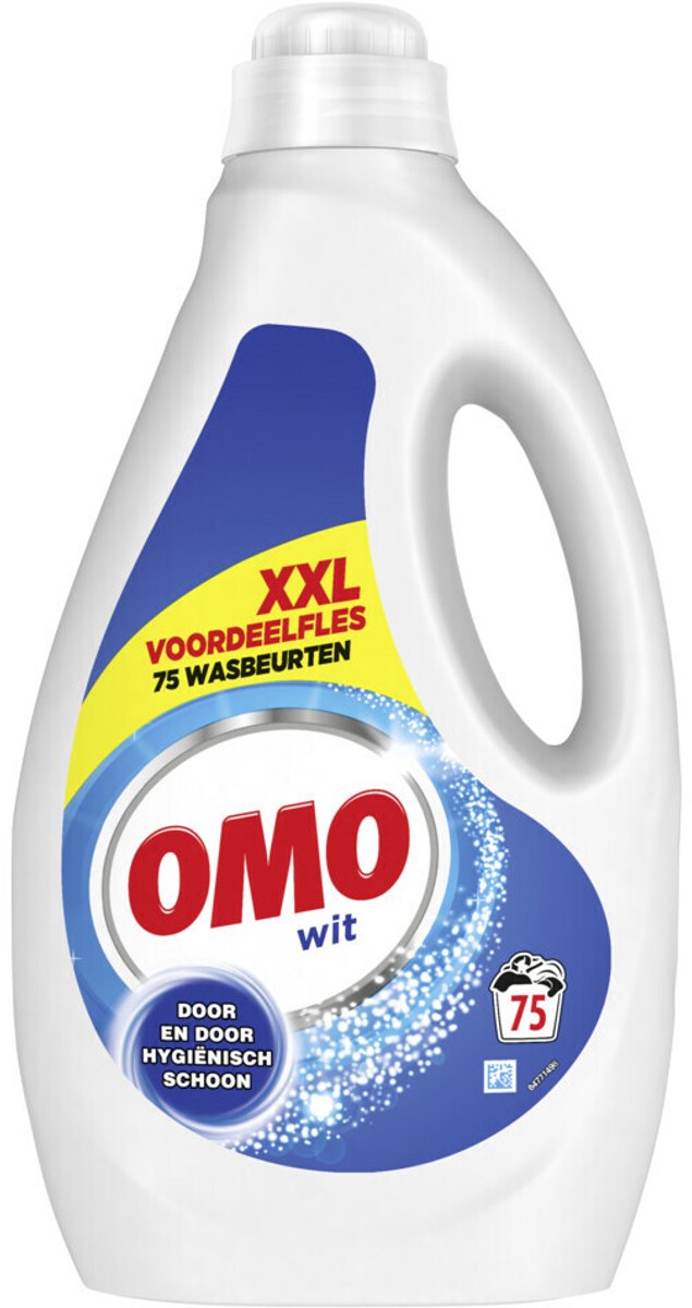 Omo - vloeibaar wasmiddel - wit xxl - 75 wasbeurten