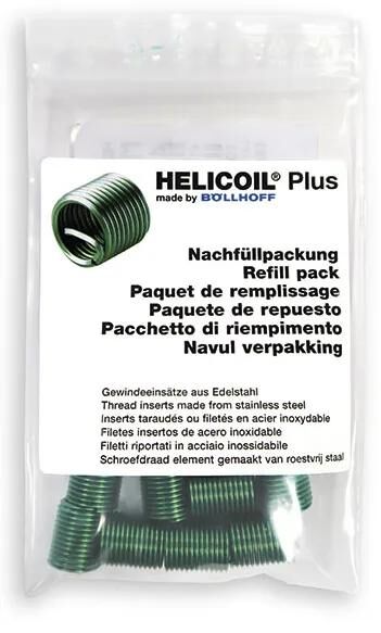 Böllhoff schroefdraad inzetstuk helicoil plus refill pack helicoil m10 x 1.5 15.00mm