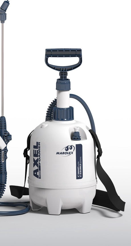Marolex axel alka line 7000 foamsproeier - 7 liter - alkalisch bestendig - 3 schuimstanden - inclusief lans en schouderriem - drukspuit voor detailing en industrie