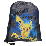 Vadobag gymtas pokémon pikachu 44x36x1cm zwart