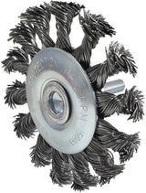Ks tools ronde staaldraadborstel round brush with 6mm shaf ks-tools 75x12mm