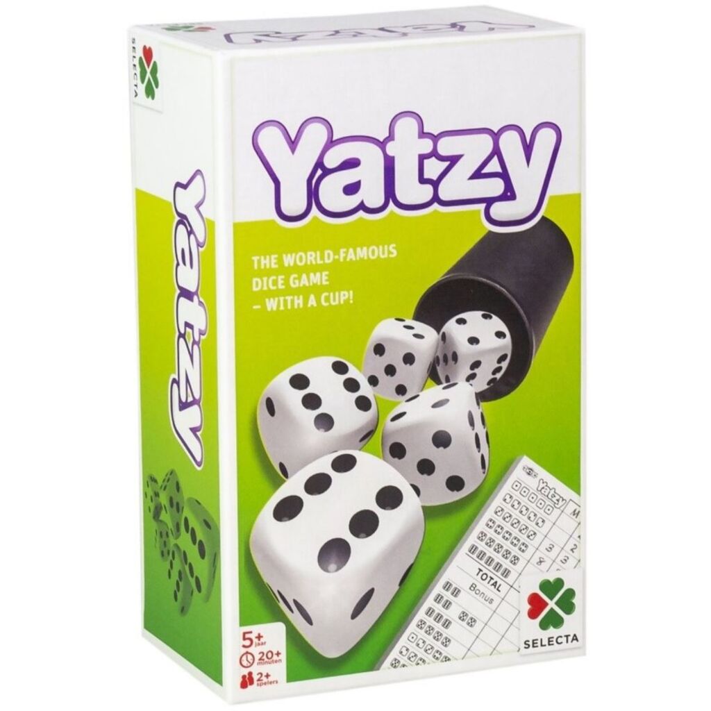 Tactic yatzy – dobbelspel – klassiek combinatiespel – strategisch en spannend – familiespel – 2+ spelers – vanaf 5 jaar