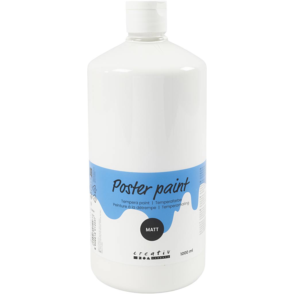 Https: www.cchobby.nl tempera-verf-mat-wit-1000-ml-1-fles