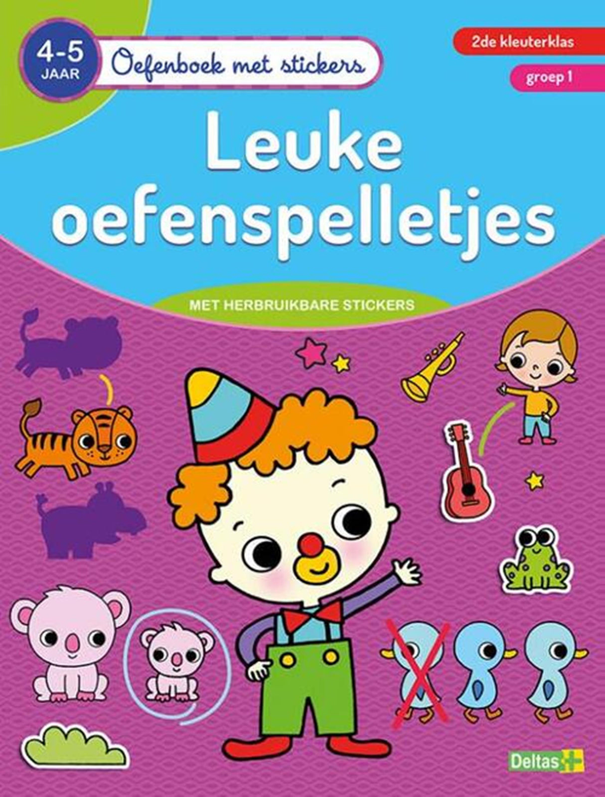Deltas oefenboek leuke oefenspelletjes (4-5jr)