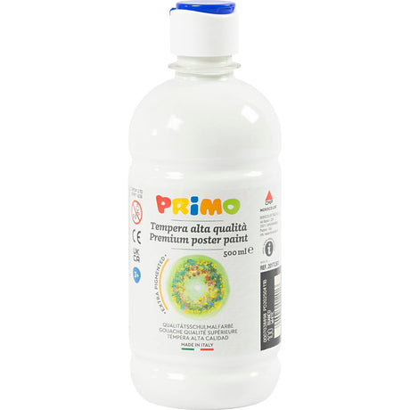 Creativ company http: www.cchobby.nl tempera-verf-mat-wit-500-ml-1-fles-643001