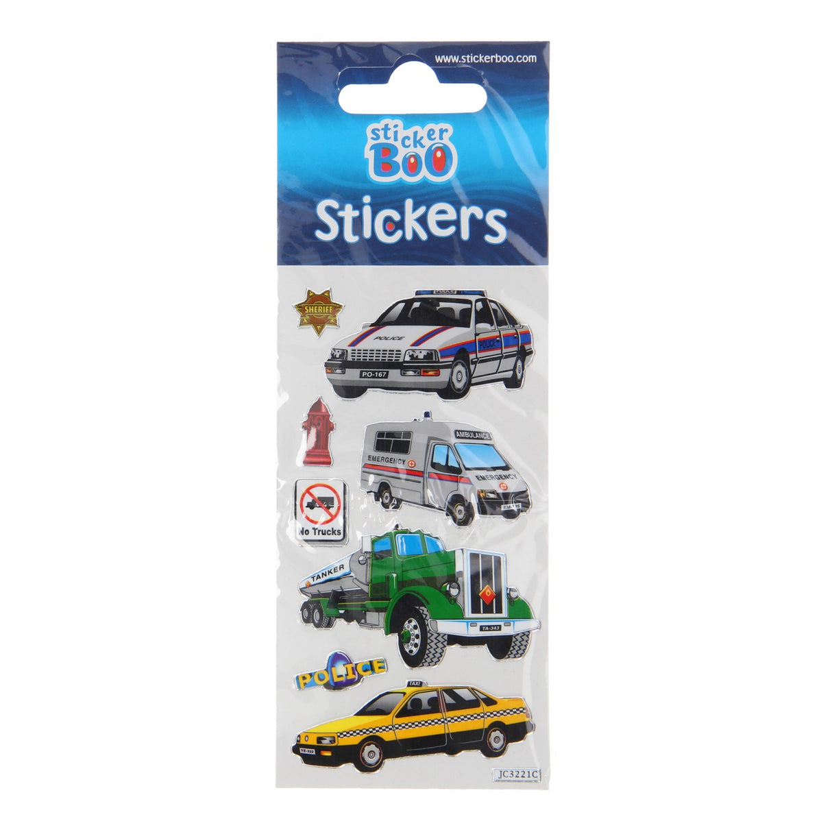 Stickervel voertuigen