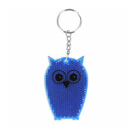 Reflectie sleutelhanger uil, 12st.