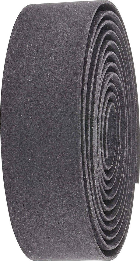 Bbb cycling stuurtlint racefiets - antislip stretch materiaal - lengte: 200cm - dikte: 3.5mm - inclusief stuurdoppen - zwart - raceribbon gel bht-05