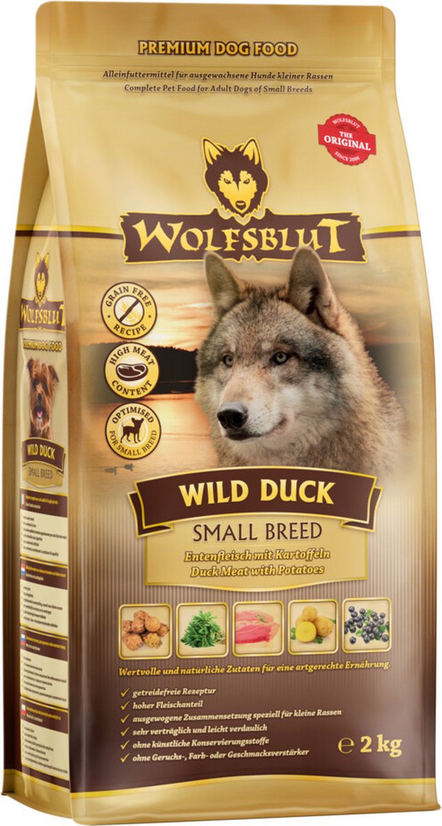 Wolfsblut wild duck s-breed 2 kg
