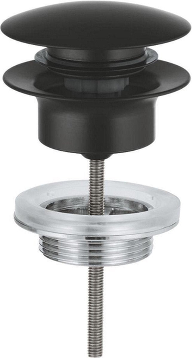 Grohe waste set - ã˜63mm - push open - matte black