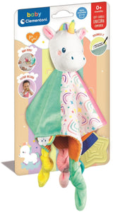 Clementoni baby knuffeldoekje eenhoorn