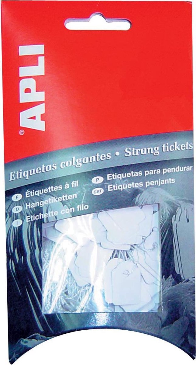 Apli draadetiketten ft 13 x 34 mm (b x h) (7007) | etui van 200 stuks