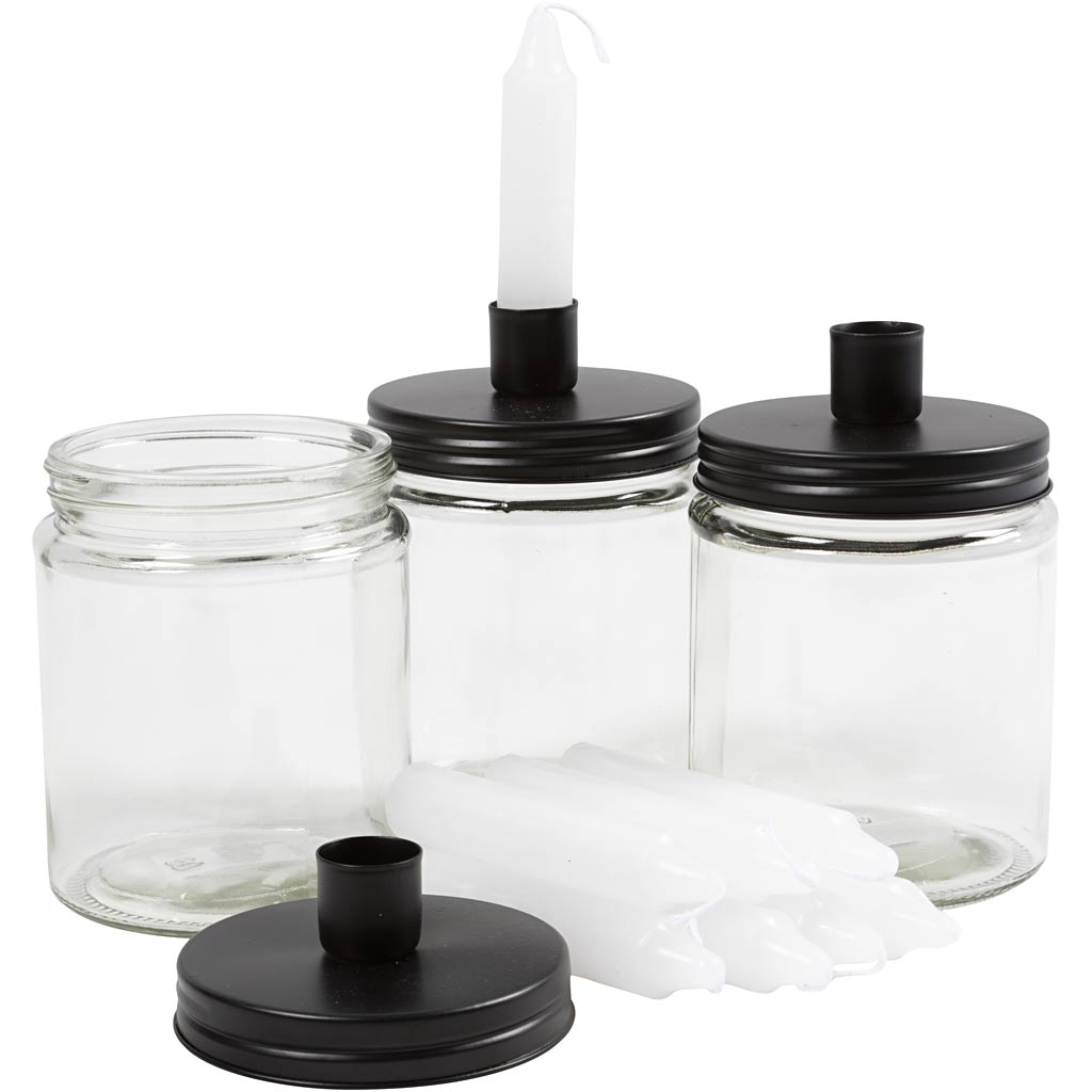 Https: www.cchobby.nl potje-met-kandelaar-en-kaarsen-h-15-cm-d-9-5-cm-afm-15-cm-6-set-1-doos