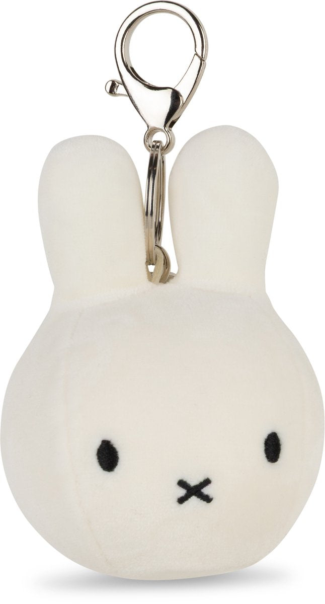 Bon ton toys nijntje - squish ball keychain - offwhite - 9 cm - 3,5''