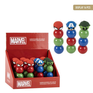 Stapelbare marker marvel | 16 stuks