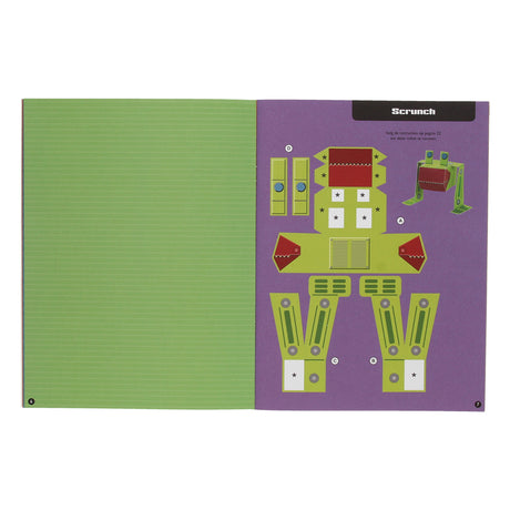 Paper Toys Knutelsboek Coole robots