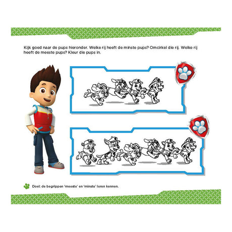 Deltas paw patrol - eerste telspelletjes (3-4 jaar)