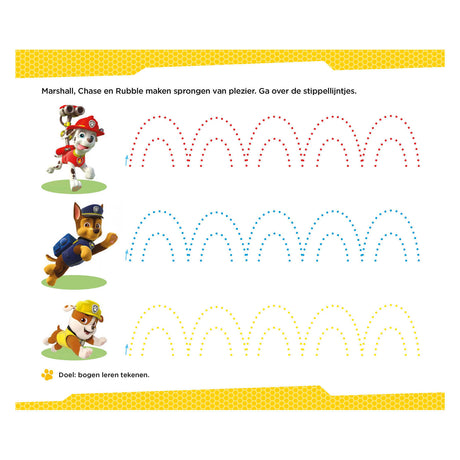 Deltas paw patrol - leuke schrijfspelletjes (4-5 jaar)