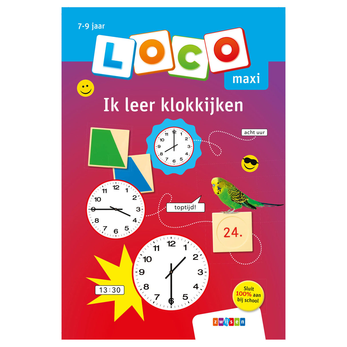 Loco maxi ik leer klokkijken (7-9 jaar)