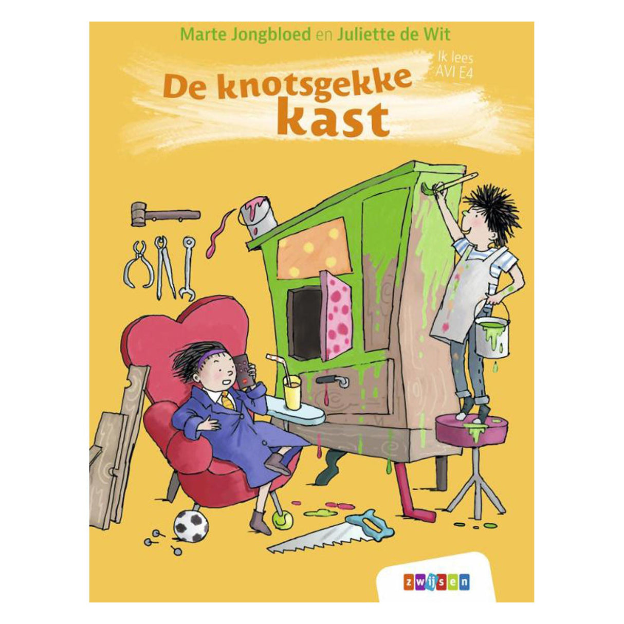 WPG Uitgevers Ik lees AVI De knotsgekke kast (AVI-E4)