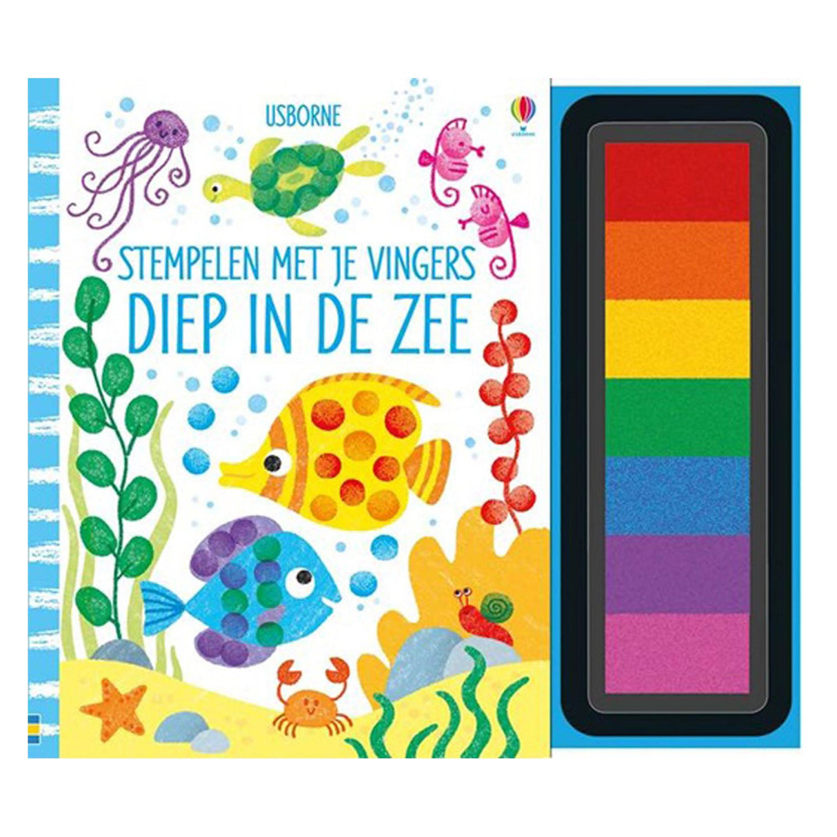 Stempelen met je vingers - Diep in de Zee