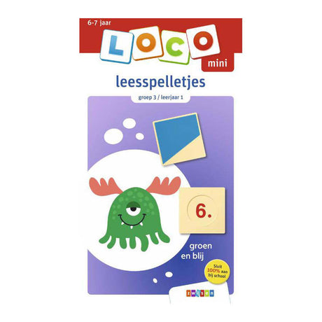 Loco oefenboekje mini leesspelletjes groep 3 leerjaar 1