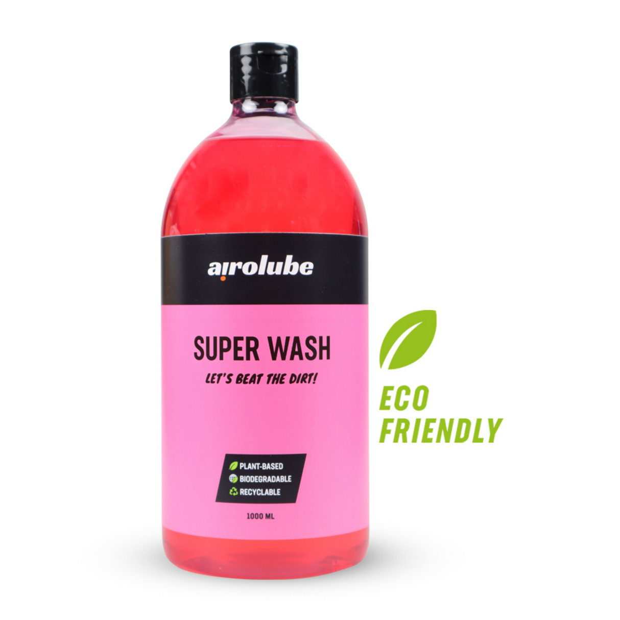 Airolube Superwash fiets-autoshampoo 1000 ml rood