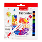 Bruynzeel textiel stiften 8 stuks | 2 stuks