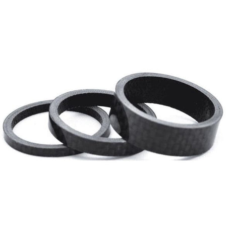 Ergotec balhoofd spacerset 1-1 8 (ø28.6) 3-delig 3 5 10mm carbon