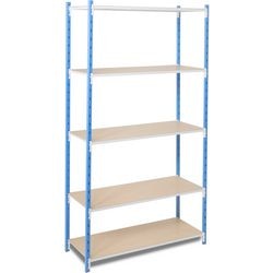 Basiselement arno space 100x60x200cm grijs lichtblauw