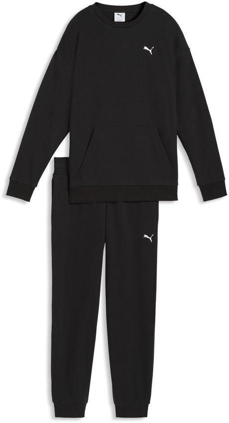Puma relaxed sweat suit tr cl dames trainingspak - black