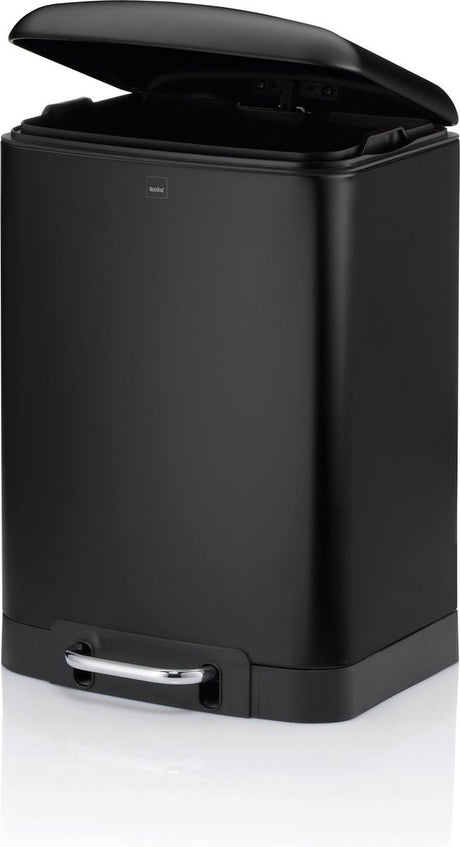 Kela afvalemmer, rvs, zwart, 12 l - | davino