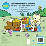 Lantaarn publishers sunny vibes kleurboek happy street | 2 stuks
