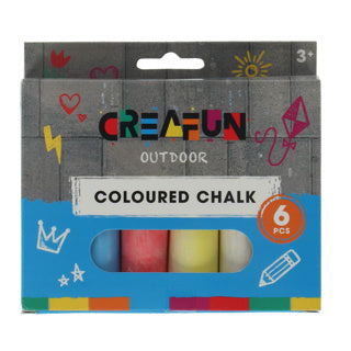 Creafun stoepkrijt 6 stuks