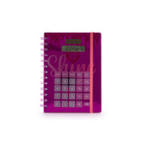 Dream pop dream big spiral notebook met calculator | 2 stuks