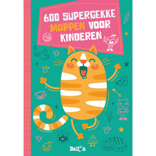 Boek 600 supergekke moppen voor kinderen | 2 stuks