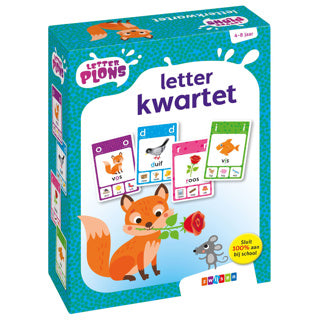 Wpg uitgevers letterplons letterkwartet | 2 stuks