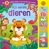 Geluidenboek mijn eerste dieren | 2 stuks